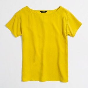 NWT J. Crew Silk Tee Shirt